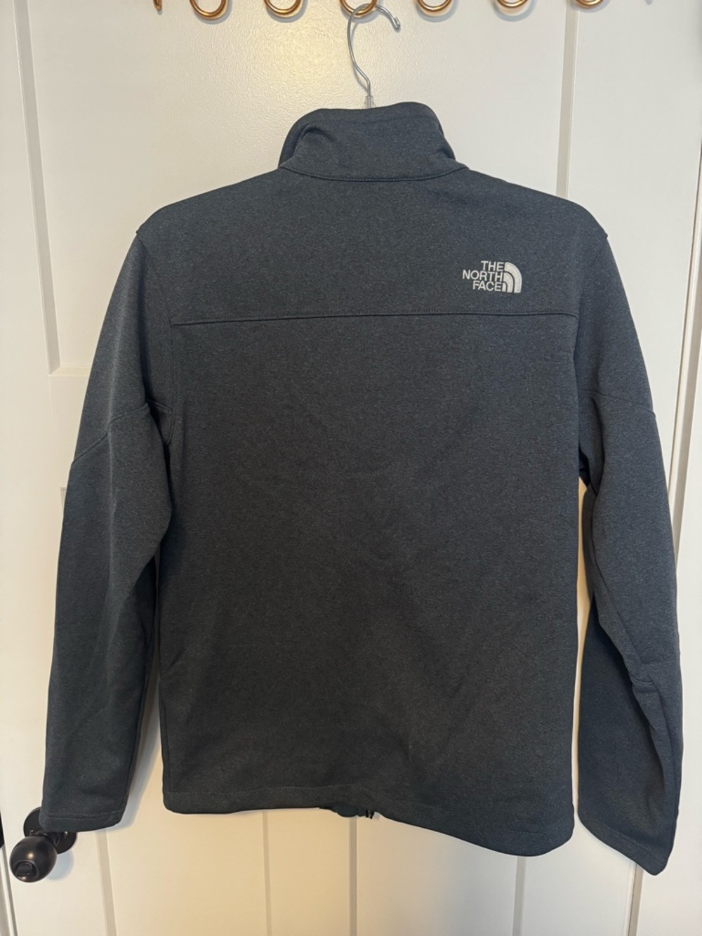 The North Face Men's blue grey Full-Zip Fleece Hoodie - Picture 2 of 3